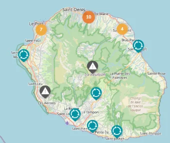 Cartographie d'ESS France -CRESS de La Réunion : Cartéco : la carte des structures de l'Economie Sociale et Solidaire (ESS)