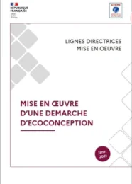 Lignes directrices pour la mise en oeuvre d'une démarche d'écoconception