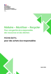 FICHE-OUTIL pour des achats éco-responsables
