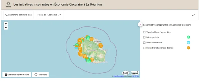 Découvrez la cartographie des initiatives en économie circulaire à La Réunion