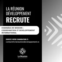 Offre d’emploi : Chargé(e) de mission – Coordination et Développement International